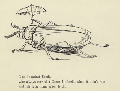 The Bountiful Beetle by Edward Lear